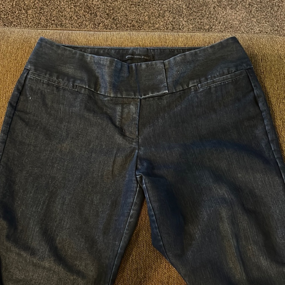 Express Editor denim wide leg trouser.  Size 12.